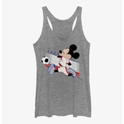 Outlet 🔥 Disney Mickey Mouse France Kick Girls Tank ✨