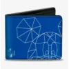 Coupon 👍 Disney Mickey Mouse Kaleidoscope Blueprint Bifold Wallet 🎁