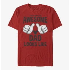 Flash Sale 🎁 Disney Mickey Mouse Awesome Dad T-Shirt ✔️