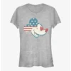 Discount ⭐ Disney Mickey Mouse America Flag 😀 Girls T-Shirt 💯