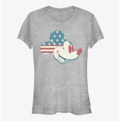 Discount ⭐ Disney Mickey Mouse America Flag 😀 Girls T-Shirt 💯