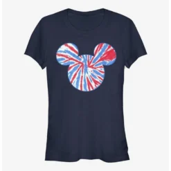 Promo 🎉 Disney Mickey Mouse Tie Dye America Girls T-Shirt 🤩