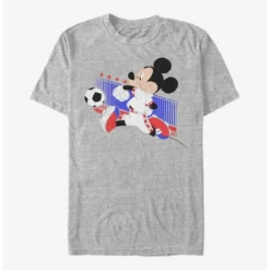 Best Sale 😍 Disney Mickey Mouse Croatia Kick T-Shirt ⌛