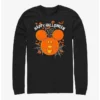 Budget ✨ Disney Mickey Mouse Jack-O'-Lantern Long-Sleeve T-Shirt ❤️