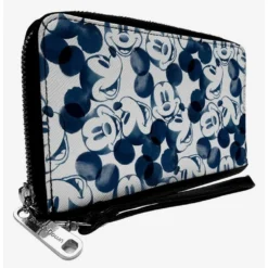 Brand new 🛒 Disney Mickey Mouse Impressions Zip Around Wallet 👏