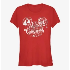 Brand new 😉 Disney Mickey Mouse Holiday Ears 🎁 Girls T-Shirt ✔️