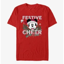 Cheap 🔔 Disney Mickey Mouse Festive Cheer T-Shirt 😉