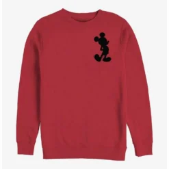 Top 10 🔥 Disney Mickey Mouse Mickey Silhouette Crew Sweatshirt ✔️