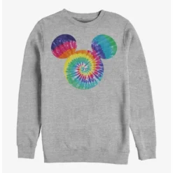 Cheapest ⌛ Disney Mickey Mouse Mickey Tie Dye Fill Crew Sweatshirt 😀