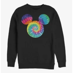 Discount 😉 Disney Mickey Mouse Mickey Tie Dye Fill Crew Sweatshirt 👍