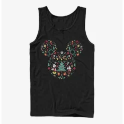 Deals 🥰 Disney Mickey Mouse Holiday Icon Ear Fill Tank 🔔