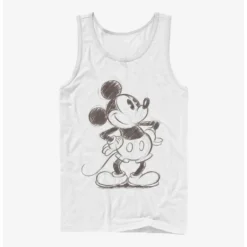 Best Pirce 👍 Disney Mickey Mouse Sketched Mickey Tank 💯
