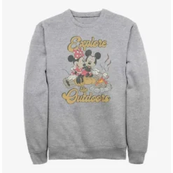 Best Sale ⌛ Disney Mickey Mouse Outdoors Crew Sweatshirt 💯
