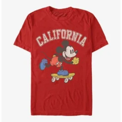 Outlet ❤️ Disney Mickey Mouse California T-Shirt 😀