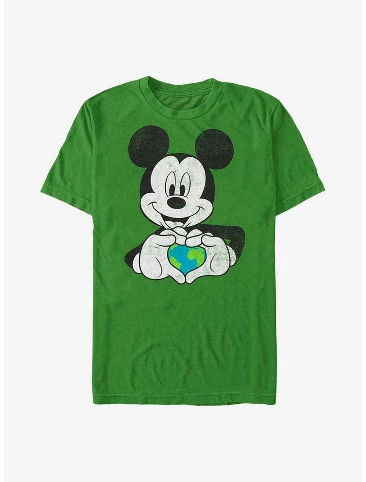 Best Sale ⌛ Disney Mickey Mouse Mickey Earth Heart T-Shirt ✨ 1 Best Sale ⌛ Disney Mickey Mouse Mickey Earth Heart T-Shirt ✨