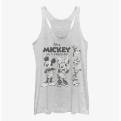 Buy ✔️ Disney Mickey Mouse Mickey Friends Sketch 👏 Girls Tank 🌟