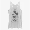 Outlet 👏 Disney Mickey Mouse Mickey Black And White Girls Tank ⌛