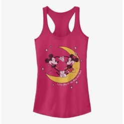 Budget 🔔 Disney Mickey Mouse To The Moon Girls Tank 🥰
