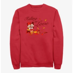 Coupon 😍 Disney Mickey Mouse Falling In Love Crew Sweatshirt 👍