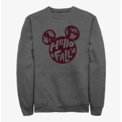 Flash Sale 🛒 Disney Mickey Mouse Hello Fall Crew Sweatshirt 👏