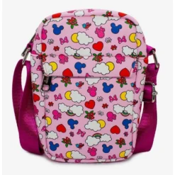 Flash Sale ⌛ Disney Mickey Mouse And Minnie Icons Crossbody Bag ⭐