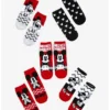 Budget 💯 Disney Mickey Mouse Chevron No-Show 🎁 Socks 5 Pair ❤️