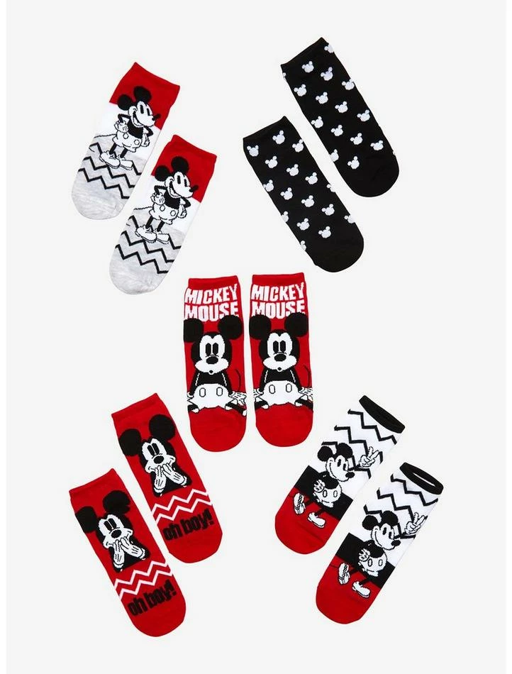Budget π― Disney Mickey Mouse Chevron No-Show π Socks 5 Pair β€οΈ 1 Budget π― Disney Mickey Mouse Chevron No-Show π Socks 5 Pair β€οΈ