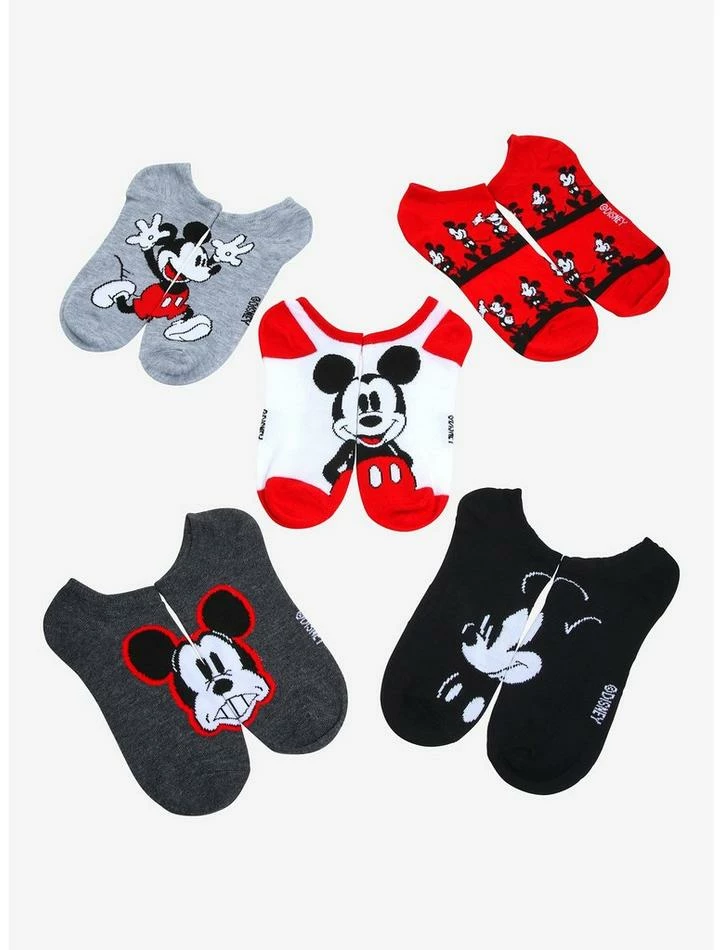 Promo π₯° Disney Mickey Mouse Moods No-Show π Socks 5 Pair β 1 Promo π₯° Disney Mickey Mouse Moods No-Show π Socks 5 Pair β
