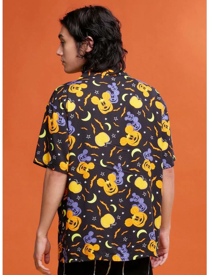 Hot Sale π Our Universe Disney β Halloween Mickey Mouse Pumpkins Woven Button-Up β 3 Hot Sale π Our Universe Disney β Halloween Mickey Mouse Pumpkins Woven Button-Up β - Image 3
