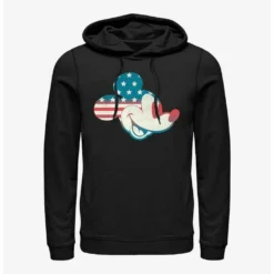 Budget ✨ Disney Mickey Mouse Americana Flag Fill Hoodie ❤️