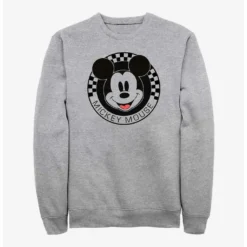 Cheapest 😀 Disney Mickey Mouse Checkered Sweatshirt 🔔