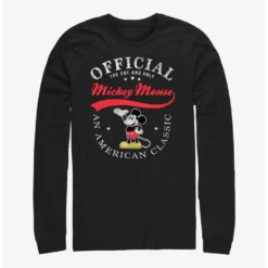 New ✔️ Disney Mickey Mouse Classic Mickey Long-Sleeve T-Shirt ⌛