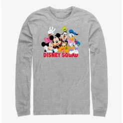 Cheapest 🥰 Disney Mickey Mouse Disney Squad Long-Sleeve T-Shirt 🎁