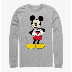 Best Sale 🔔 Disney Mickey Mouse Love Long-Sleeve T-Shirt 🤩