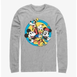Best Sale ⭐ Disney Mickey Mouse Original Buddies Long-Sleeve T-Shirt ⌛