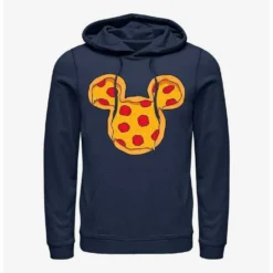 Promo 🌟 Disney Mickey Mouse Pizza Ears Hoodie 🤩