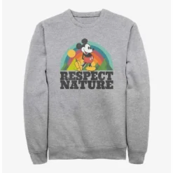 Best Sale ✔️ Disney Mickey Mouse Respect Nature Sweatshirt ✨