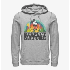 Discount ⭐ Disney Mickey Mouse Respect Nature Hoodie 🎁