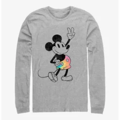 Best Pirce 👍 Disney Mickey Mouse Tie Dye Mickey Long-Sleeve T-Shirt 🥰