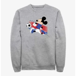 Cheap 😍 Disney Mickey Mouse Usa Kick Sweatshirt ⌛
