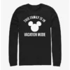 New ❤️ Disney Mickey Mouse Vacation Mode Long-Sleeve T-Shirt ✨