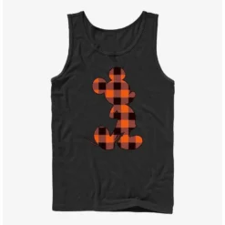 Top 10 🌟 Disney Mickey Mouse Autumn Buffalo Check Tank Top 🤩