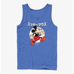New 😀 Disney Mickey Mouse Kanji Comic Tank Top ✨