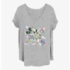 Buy 🔥 Disney Mickey Mouse 80S Minnie Mickey 🎉 Girls T-Shirt Plus Size ✨