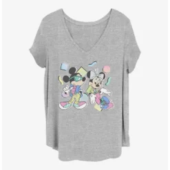Buy 🔥 Disney Mickey Mouse 80S Minnie Mickey 🎉 Girls T-Shirt Plus Size ✨