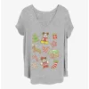 Budget ⌛ Disney Mickey Mouse 🥰 Christmas Cookies Girls T-Shirt Plus Size 🥰