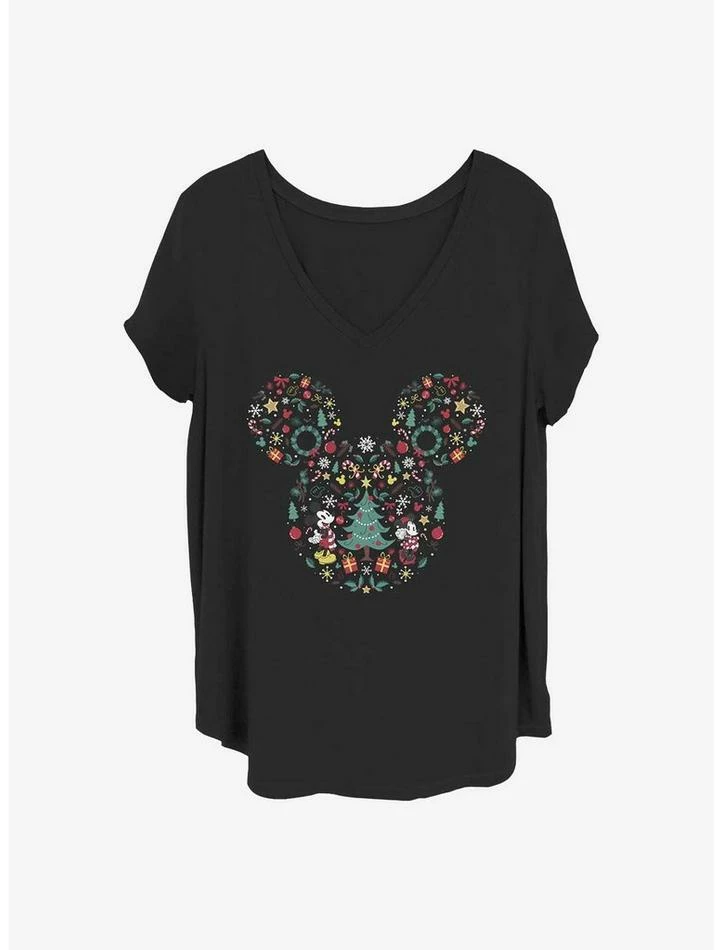 Deals ⭐ Disney Mickey Mouse ❄ Christmas Ear Fill ⭐ Girls T-Shirt Plus Size ⭐ 1 Deals ⭐ Disney Mickey Mouse ❄ Christmas Ear Fill ⭐ Girls T-Shirt Plus Size ⭐