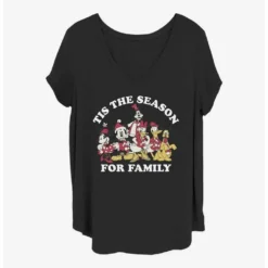 Budget ⌛ Disney Mickey Mouse Family Season 😍 Girls T-Shirt Plus Size 🛒