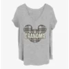 Budget ❤️ Disney Mickey Mouse Grandma Holiday Patch 🌟 Girls T-Shirt Plus Size ⌛