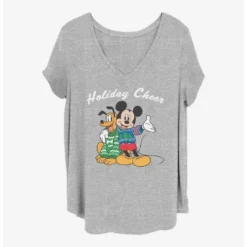 Top 10 ⌛ Disney Mickey Mouse Holiday Cheer 🌟 Girls T-Shirt Plus Size ⌛